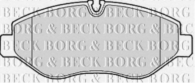 BORG & BECK bbp1974 -  Комплект тормозных колодок, дисковый тормоз